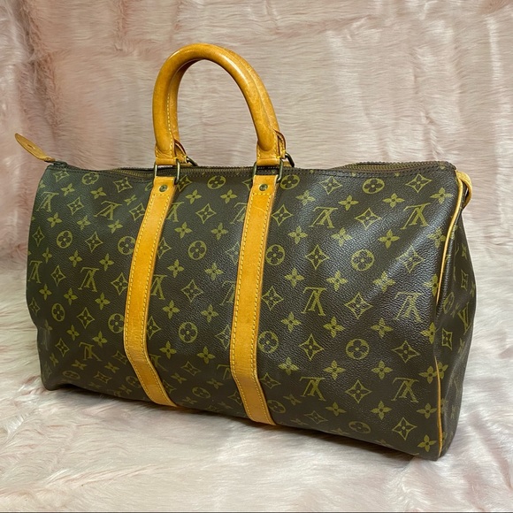 Louis Vuitton Keepall 45 Monogram Duffle Bag Travel Luggage - Picture 3 of 16